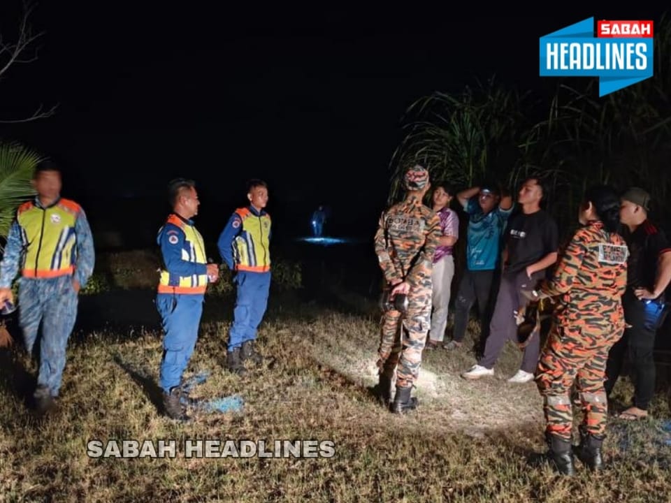 Dua Lelaki Terperangkap di Tepi Laut Akibat Air Pasang di Kota Belud